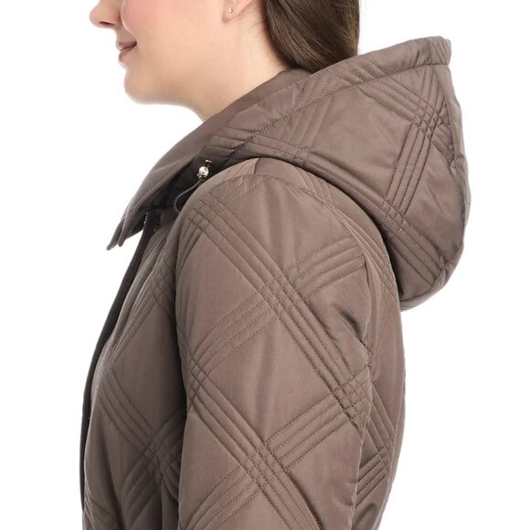 Jones New York Women's Belted Quilt Jacket - Picture 8 of 10